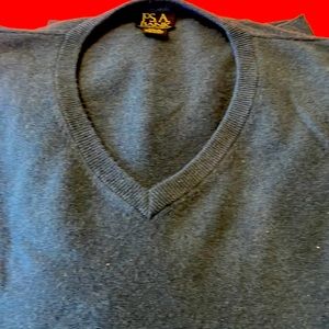 Jos. A Bank Mens long sleeve cashmere sweater 4XLB blue
